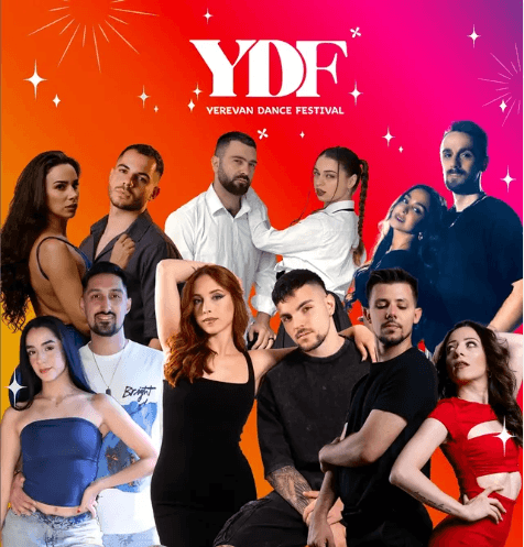 Full bachata lineup poster for Yerevan Dance Festival
